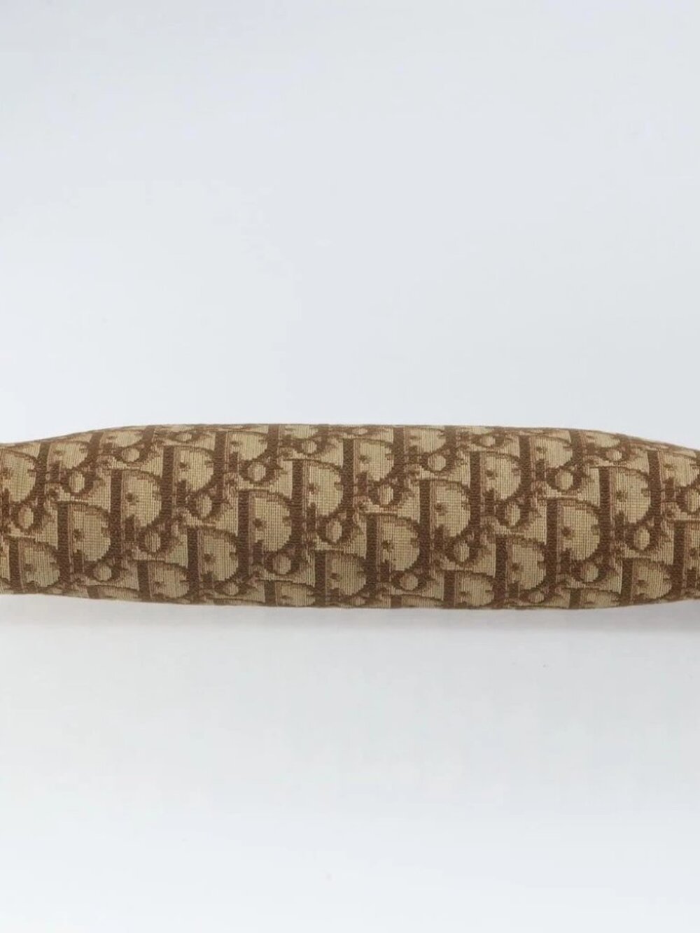 Christian Dior Trotter Canvas Shoulder Bag Brown Gold Auth 162403 - Picture 8 of 16